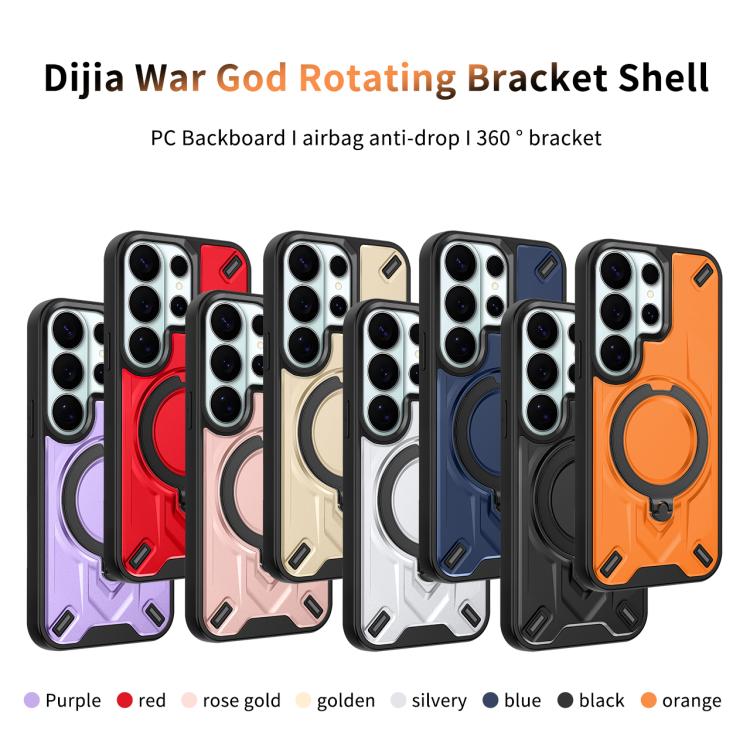 For Galaxy S26 Ultra 5G Dijia Rotating Bracket Magnetic Phone Case