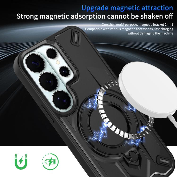 For Galaxy S26 Ultra 5G Dijia Rotating Bracket Magnetic Phone Case