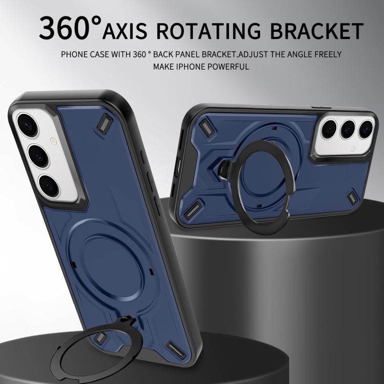 For Galaxy S25 5G Dijia Rotating Bracket Magnetic Phone Case