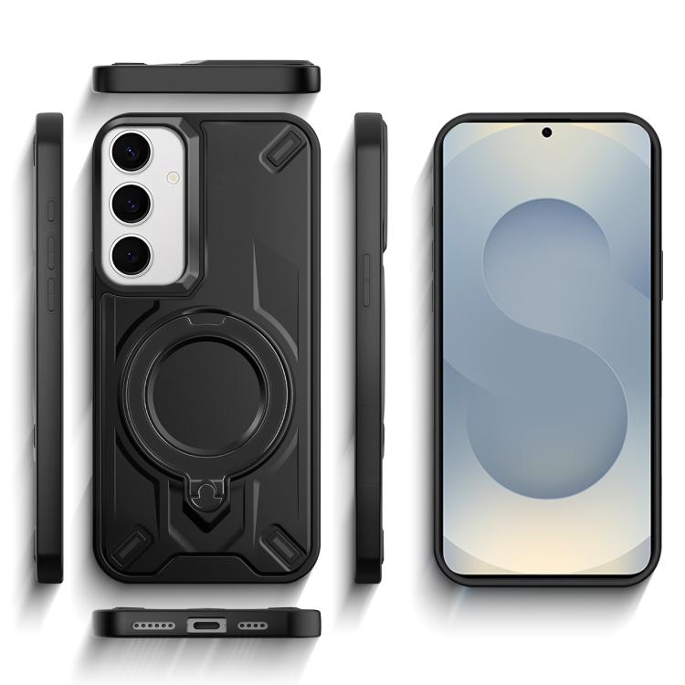 For Galaxy S25 5G Dijia Rotating Bracket Magnetic Phone Case