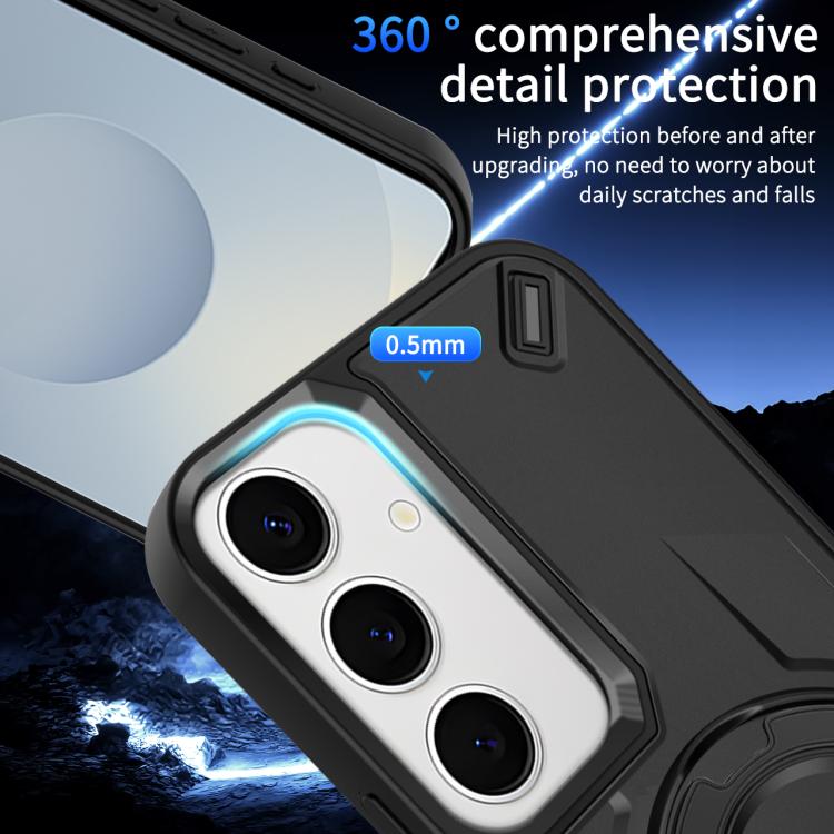 For Galaxy S24+ 5G Dijia Rotating Bracket Magnetic Phone Case
