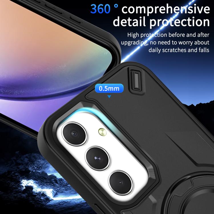 For Galaxy S23 FE 5G Dijia Rotating Bracket Magnetic Phone Case