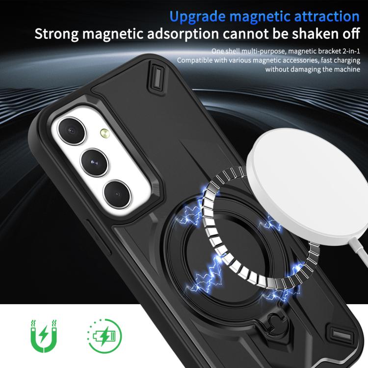 For Galaxy S23 FE 5G Dijia Rotating Bracket Magnetic Phone Case