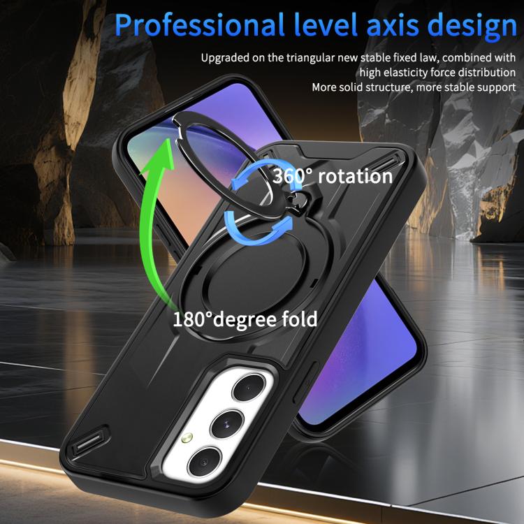 For Galaxy S23 FE 5G Dijia Rotating Bracket Magnetic Phone Case