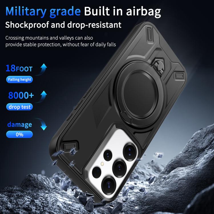For Galaxy S23 Ultra 5G Dijia Rotating Bracket Magnetic Phone Case