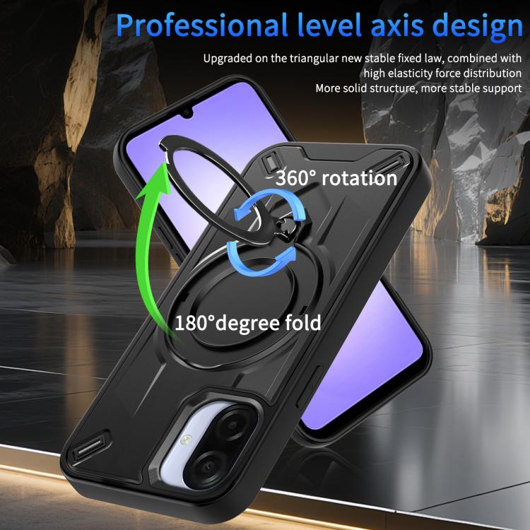 For Galaxy A06 4G / 5G Dijia Rotating Bracket Magnetic Phone Case
