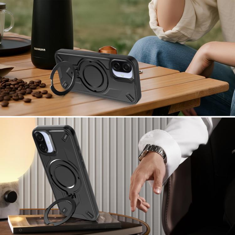 For Galaxy A06 4G / 5G Dijia Rotating Bracket Magnetic Phone Case