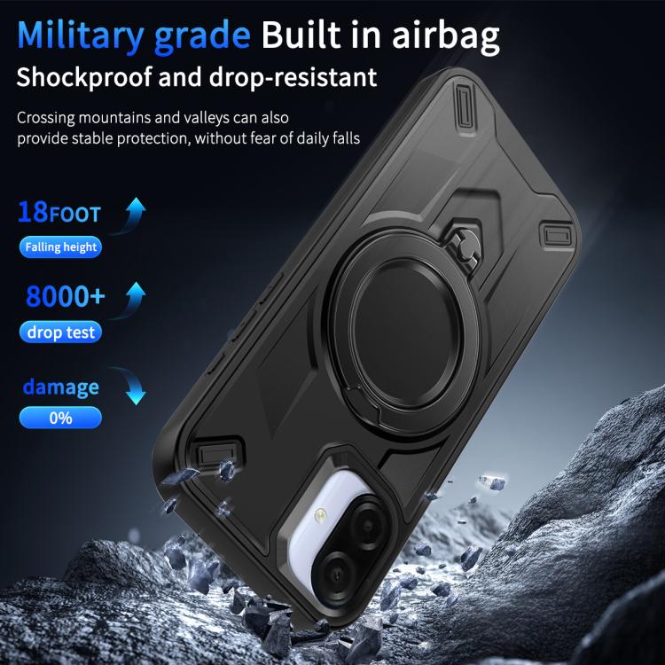 For Galaxy A06 4G / 5G Dijia Rotating Bracket Magnetic Phone Case