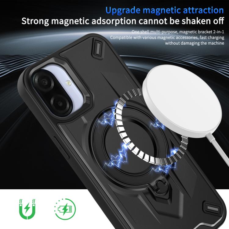 For Galaxy A07 4G / 5G Dijia Rotating Bracket Magnetic Phone Case