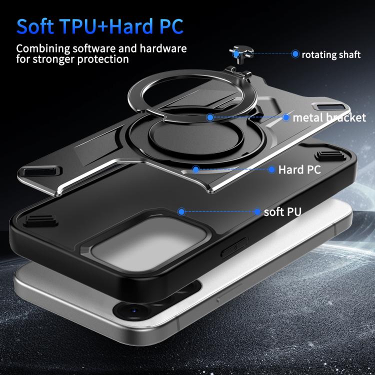 For Galaxy A37 5G Dijia Rotating Bracket Magnetic Phone Case