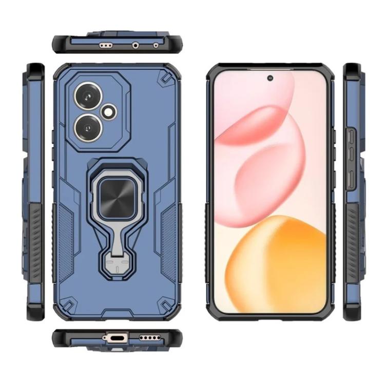 For Honor 400 Global 156.5mm WANLONFENG Metal Kickstand Phone Case with Screen Protector