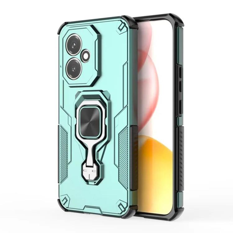 For Honor 400 Global 156.5mm WANLONFENG Metal Kickstand Phone Case with Screen Protector