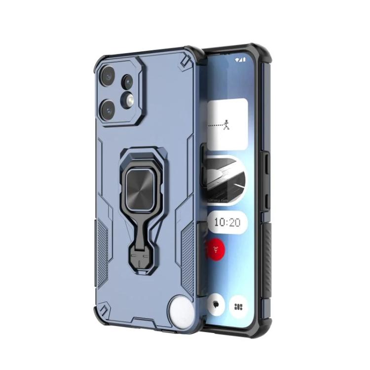 For Nothing CMF Phone 2 Pro WANLONFENG Metal Kickstand Phone Case with Screen Protector
