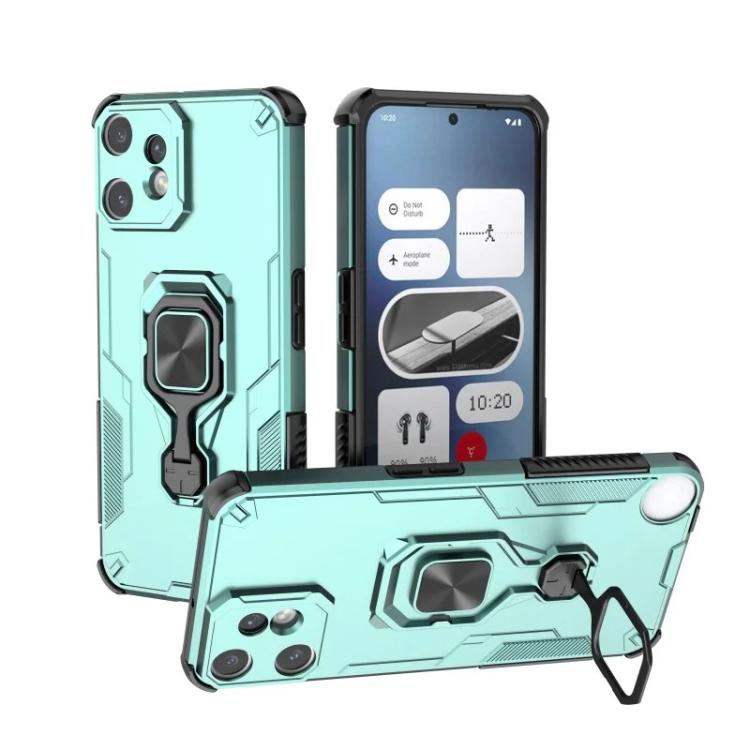 For Nothing CMF Phone 2 Pro WANLONFENG Metal Kickstand Phone Case with Screen Protector