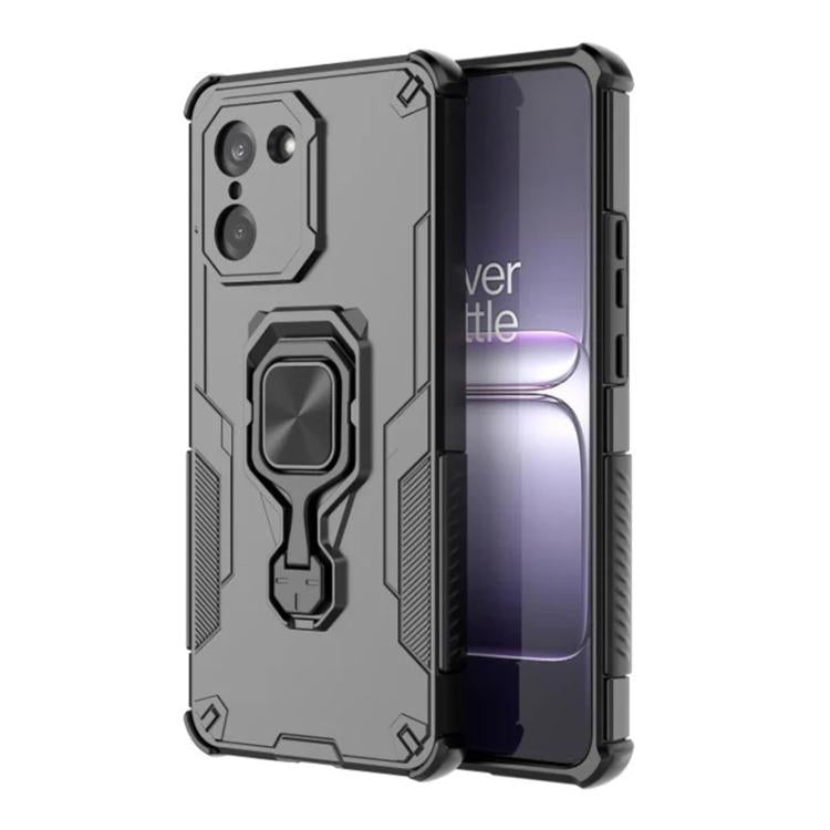 For OnePlus Ace 5 Racing / Nord CE5 5G WANLONFENG Metal Kickstand Phone Case with Screen Protector