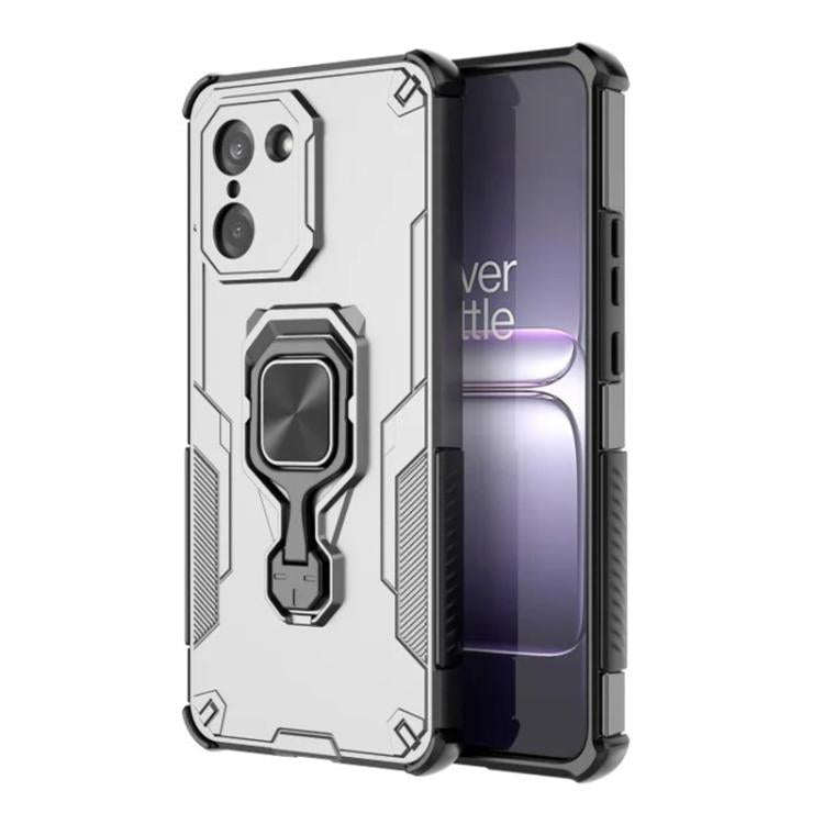 For OnePlus Ace 5 Racing / Nord CE5 5G WANLONFENG Metal Kickstand Phone Case with Screen Protector