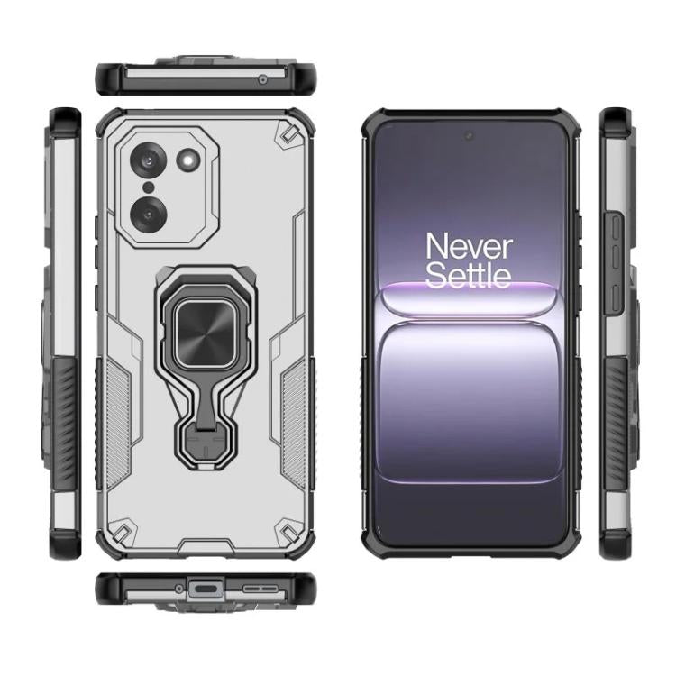 For OnePlus Ace 5 Racing / Nord CE5 5G WANLONFENG Metal Kickstand Phone Case with Screen Protector