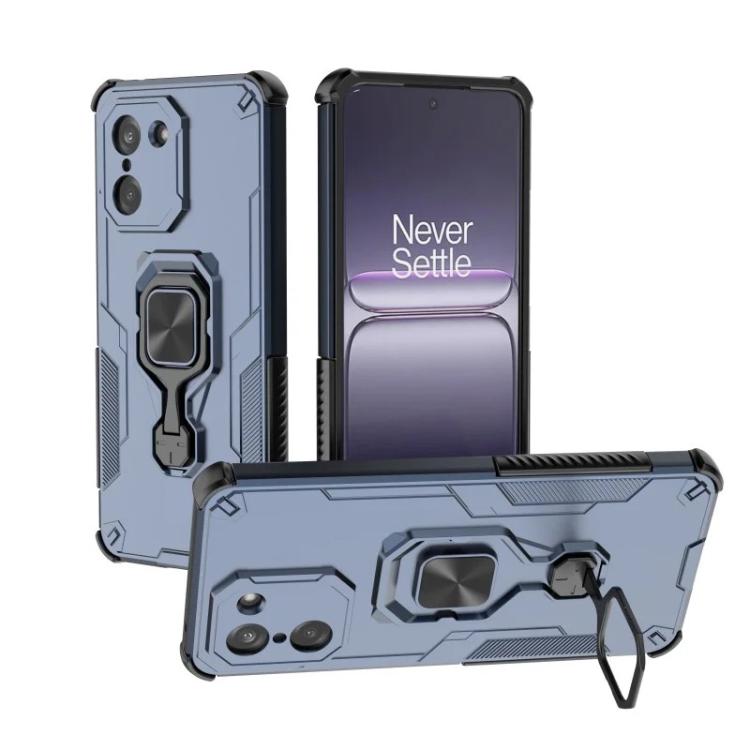 For OnePlus Ace 5 Racing / Nord CE5 5G WANLONFENG Metal Kickstand Phone Case with Screen Protector