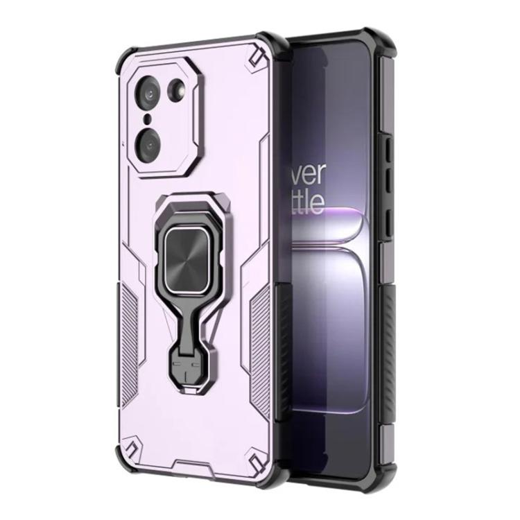 For OnePlus Ace 5 Racing / Nord CE5 5G WANLONFENG Metal Kickstand Phone Case with Screen Protector