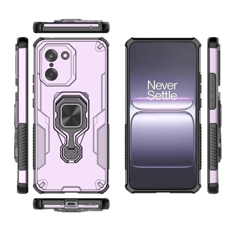 For OnePlus Ace 5 Racing / Nord CE5 5G WANLONFENG Metal Kickstand Phone Case with Screen Protector