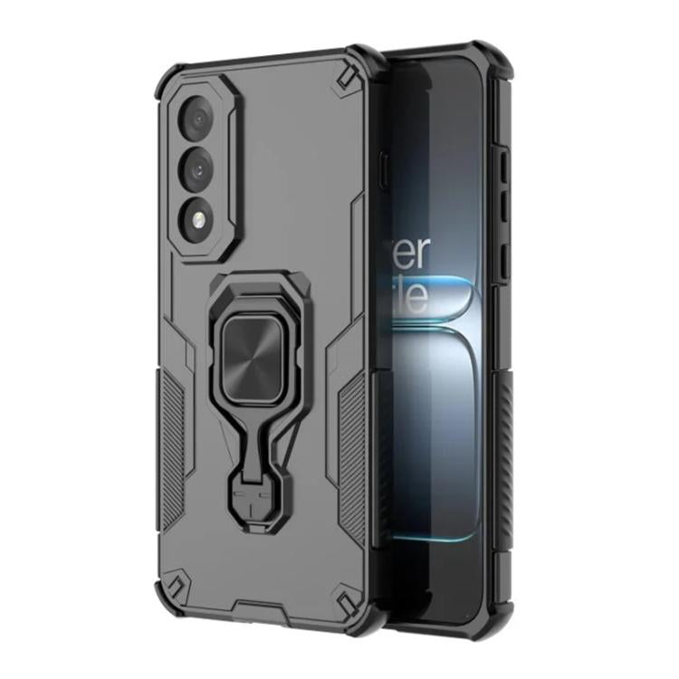 For OnePlus Ace 5 Ultra / Nord 5 5G WANLONFENG Metal Kickstand Phone Case with Screen Protector