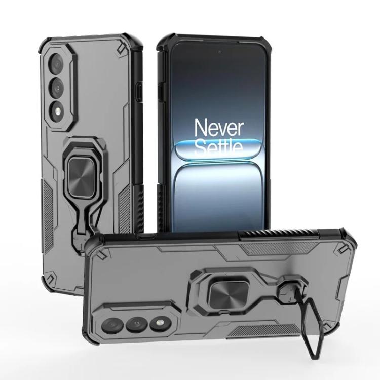 For OnePlus Ace 5 Ultra / Nord 5 5G WANLONFENG Metal Kickstand Phone Case with Screen Protector