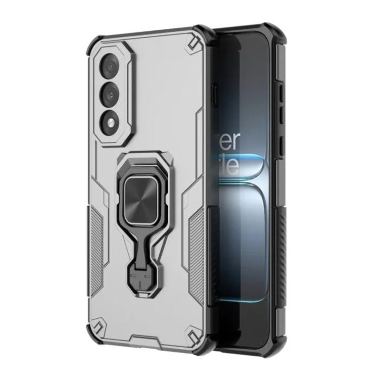 For OnePlus Ace 5 Ultra / Nord 5 5G WANLONFENG Metal Kickstand Phone Case with Screen Protector