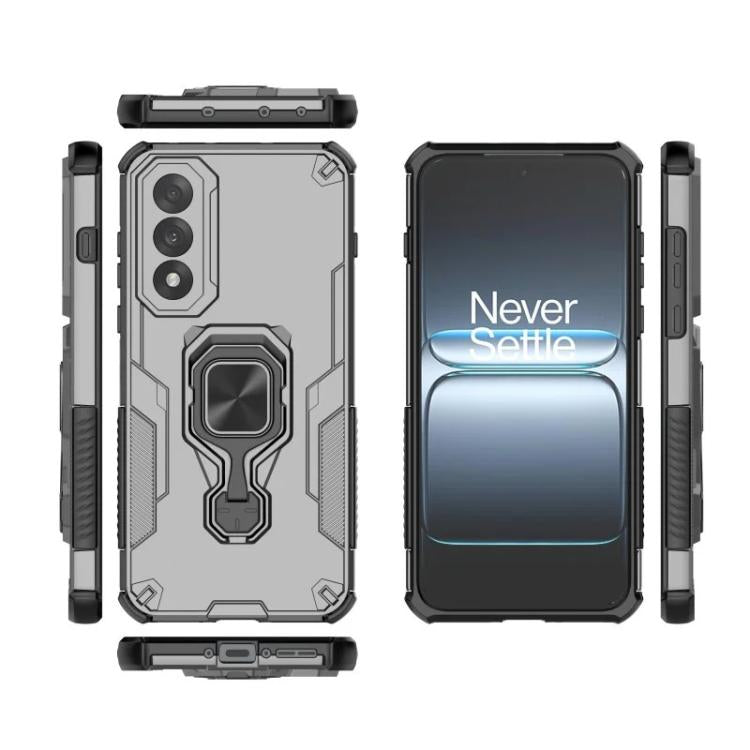 For OnePlus Ace 5 Ultra / Nord 5 5G WANLONFENG Metal Kickstand Phone Case with Screen Protector