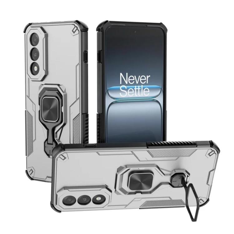 For OnePlus Ace 5 Ultra / Nord 5 5G WANLONFENG Metal Kickstand Phone Case with Screen Protector