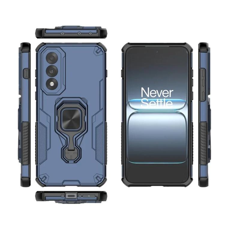 For OnePlus Ace 5 Ultra / Nord 5 5G WANLONFENG Metal Kickstand Phone Case with Screen Protector
