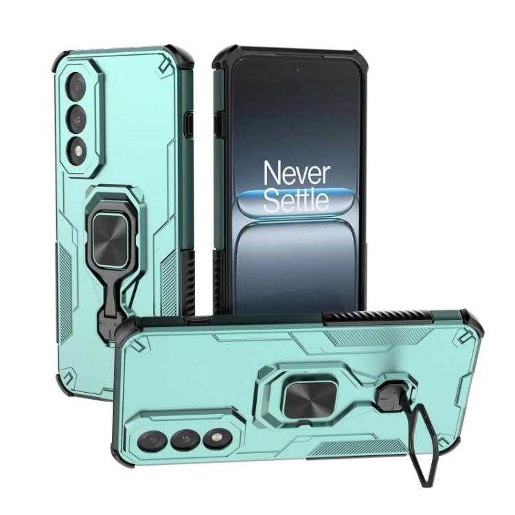 For OnePlus Ace 5 Ultra / Nord 5 5G WANLONFENG Metal Kickstand Phone Case with Screen Protector