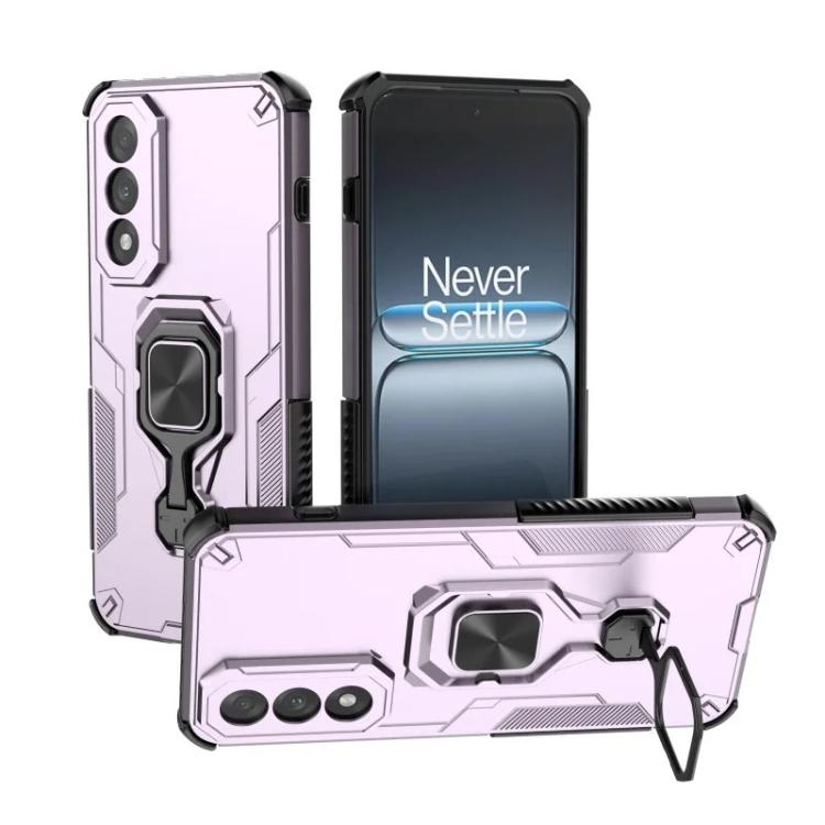 For OnePlus Ace 5 Ultra / Nord 5 5G WANLONFENG Metal Kickstand Phone Case with Screen Protector