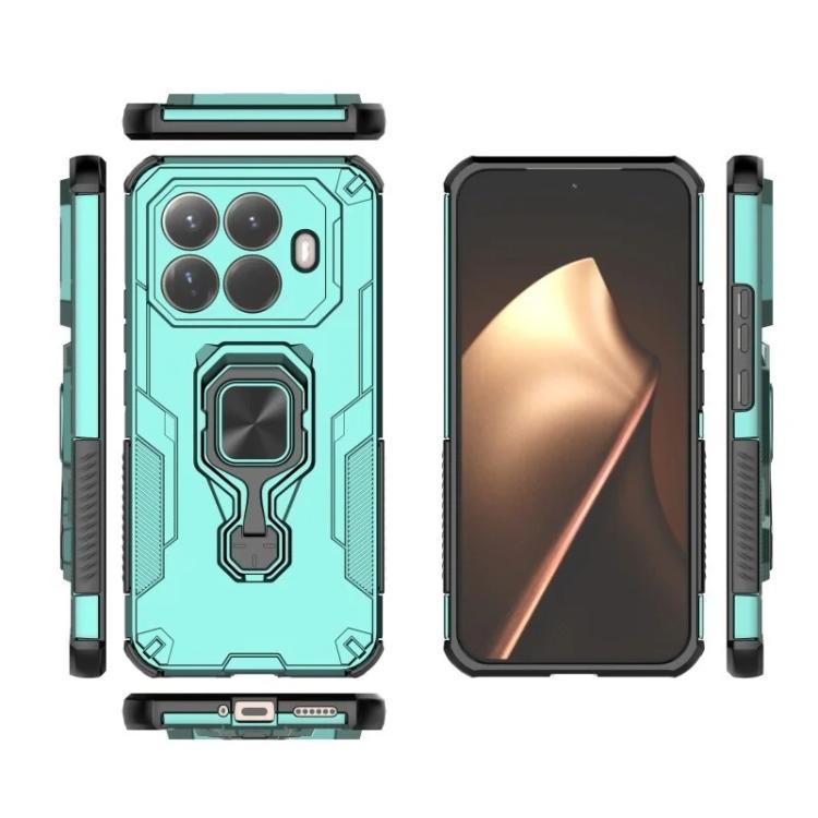 For Xiaomi 15T Pro 5G WANLONFENG Metal Kickstand Phone Case with Screen Protector