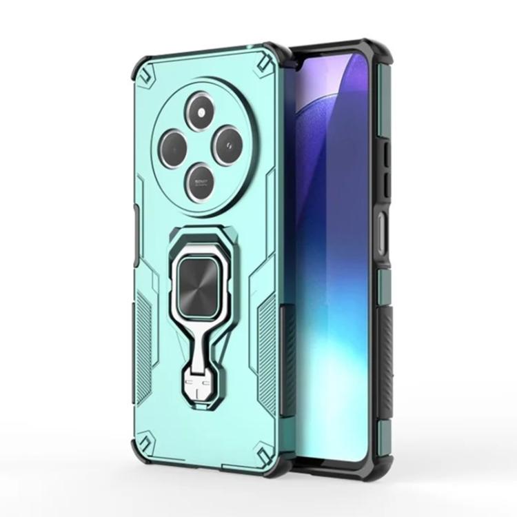For Redmi 14C 4G / 14R 5G WANLONFENG Metal Kickstand Phone Case with Screen Protector