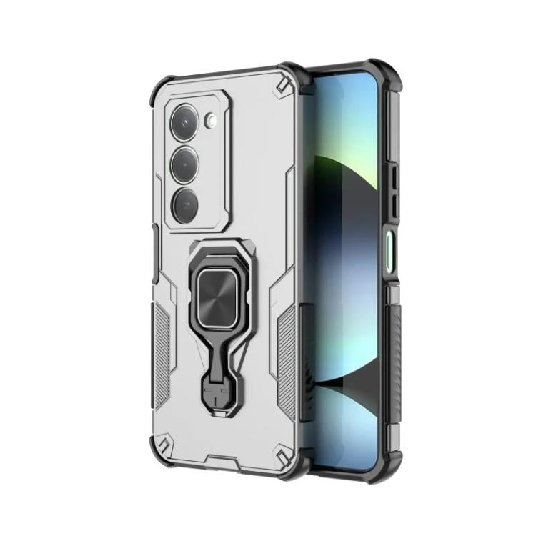 For Redmi 15 5G Global 169.5mm WANLONFENG Metal Kickstand Phone Case with Screen Protector