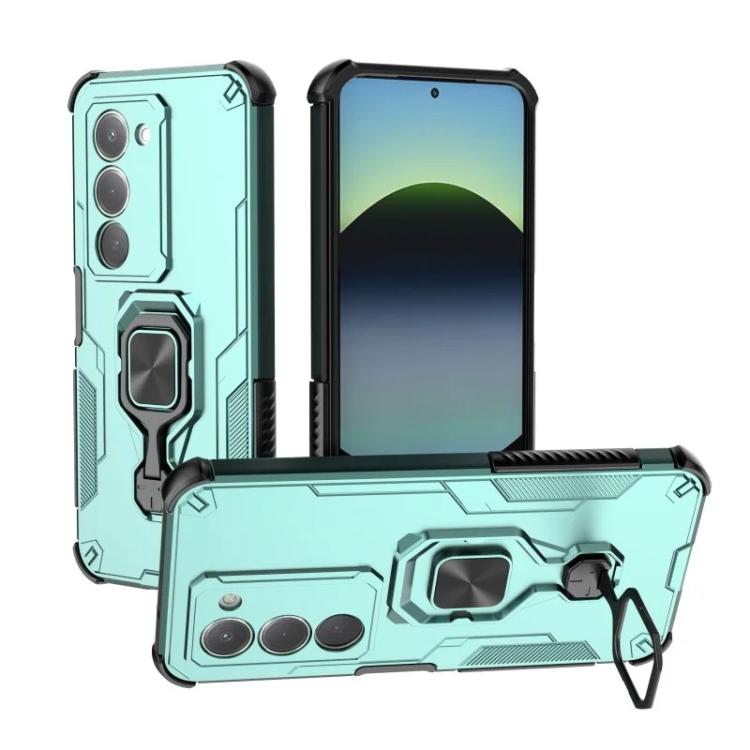 For Redmi 15 5G Global 169.5mm WANLONFENG Metal Kickstand Phone Case with Screen Protector