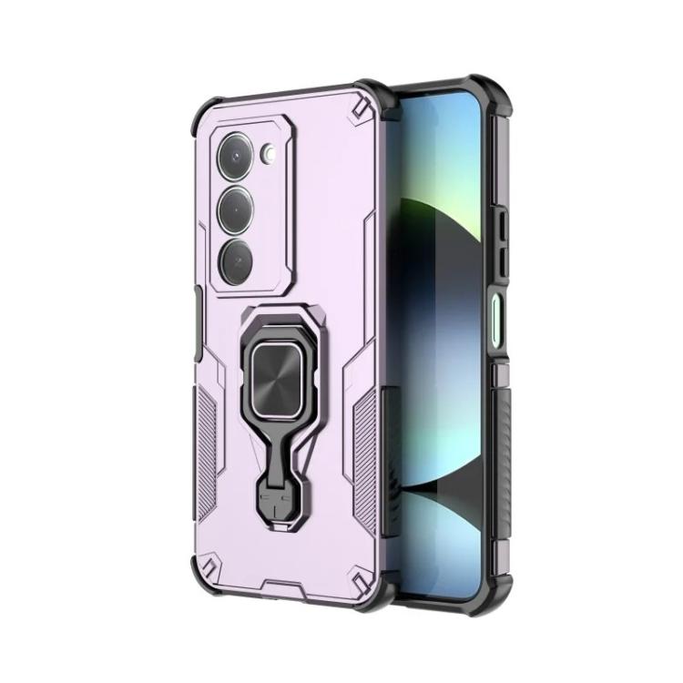 For Redmi 15 5G Global 169.5mm WANLONFENG Metal Kickstand Phone Case with Screen Protector