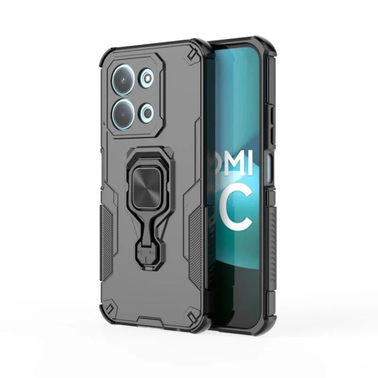 For Redmi 15C 5G / 4G Global 171mm WANLONFENG Metal Kickstand Phone Case with Screen Protector