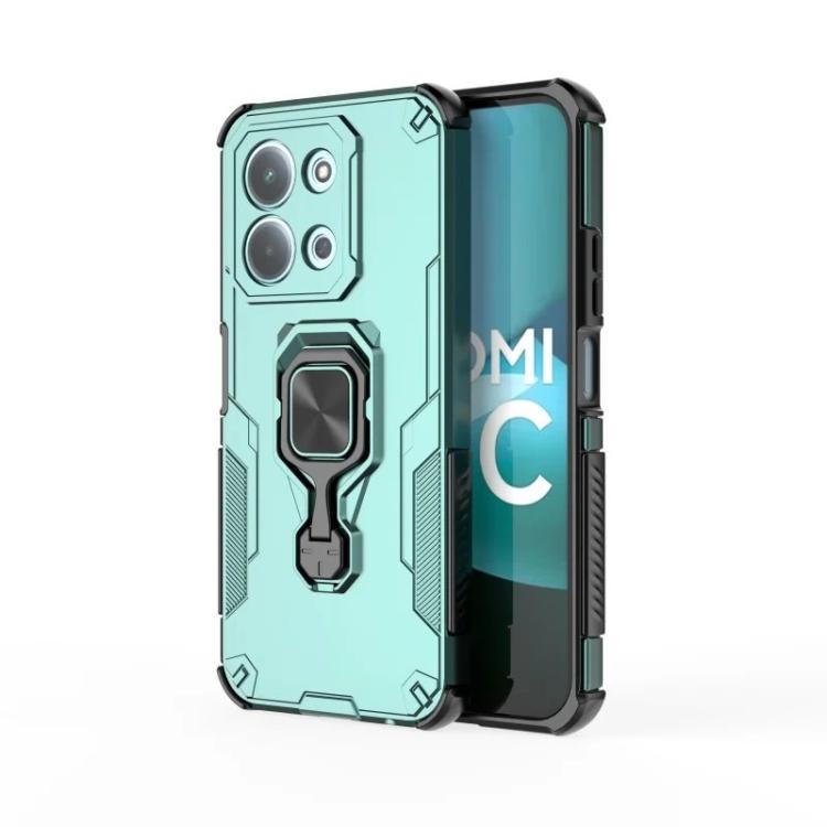 For Redmi 15C 5G / 4G Global 171mm WANLONFENG Metal Kickstand Phone Case with Screen Protector