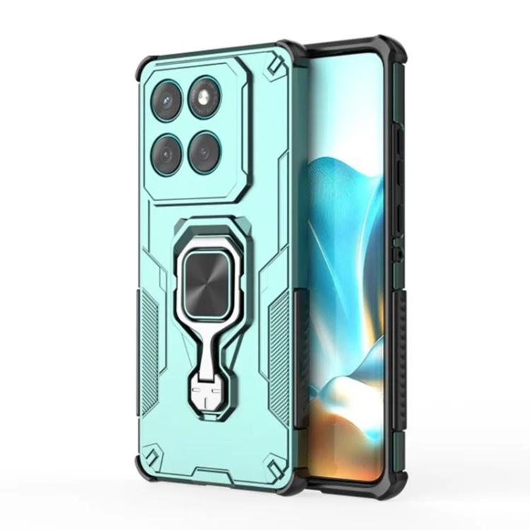 For Motorola Edge 60 Pro 5G WANLONFENG Metal Kickstand Phone Case with Screen Protector