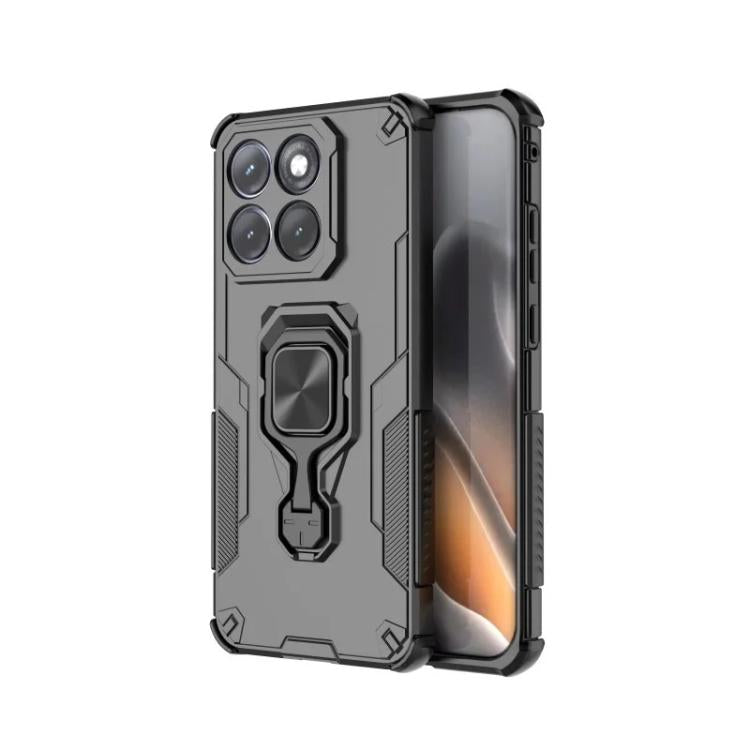 For Motorola Edge 70 Fusion / Fusion+ WANLONFENG Metal Kickstand Phone Case with Screen Protector