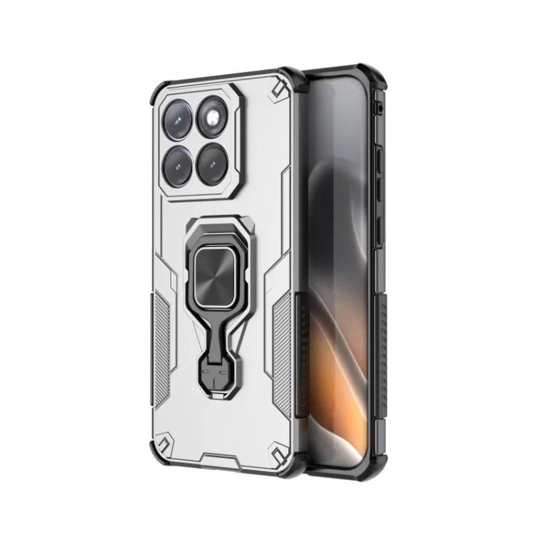 For Motorola Edge 70 Fusion / Fusion+ WANLONFENG Metal Kickstand Phone Case with Screen Protector