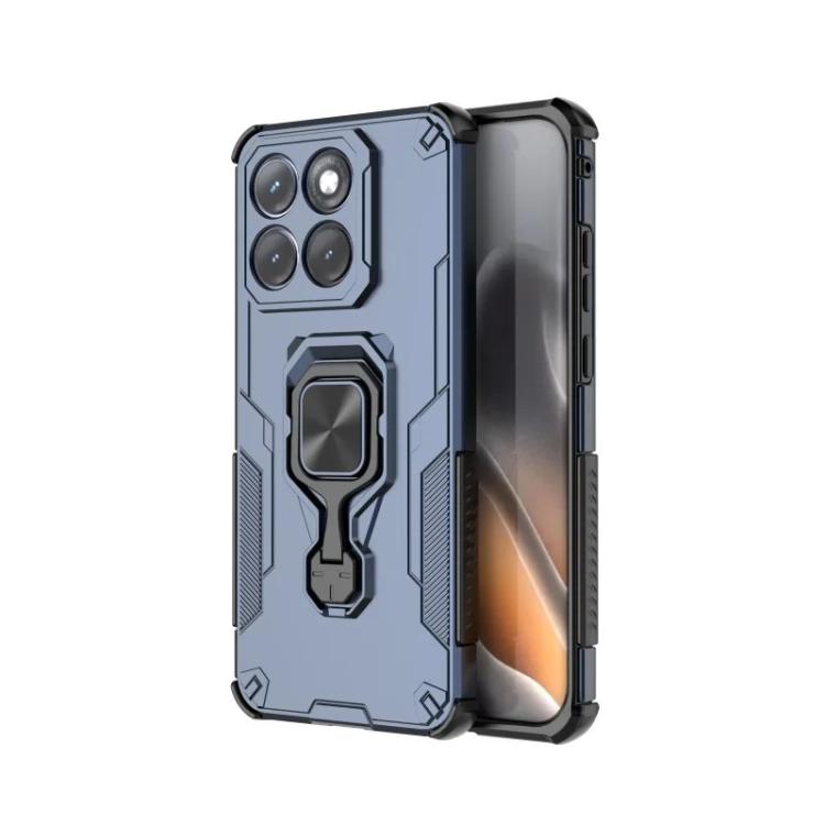 For Motorola Edge 70 Fusion / Fusion+ WANLONFENG Metal Kickstand Phone Case with Screen Protector