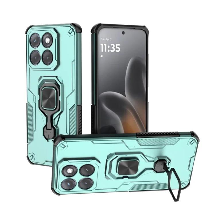 For Motorola Edge 70 Fusion / Fusion+ WANLONFENG Metal Kickstand Phone Case with Screen Protector