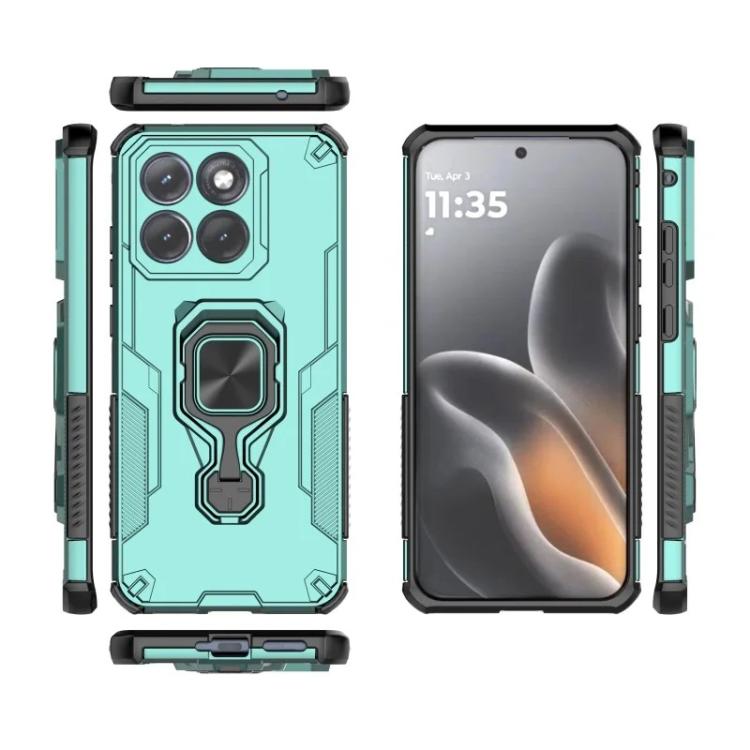 For Motorola Edge 70 Fusion / Fusion+ WANLONFENG Metal Kickstand Phone Case with Screen Protector