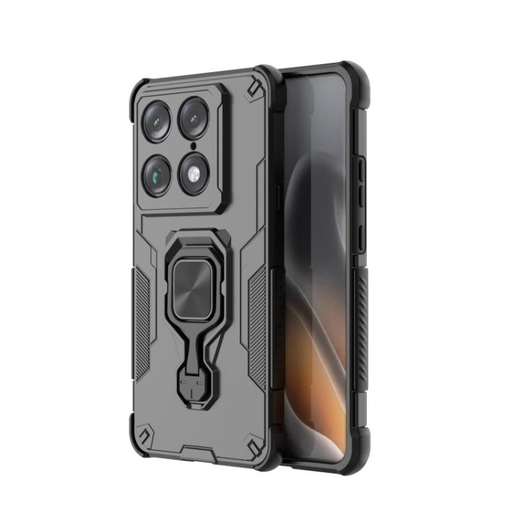 For Motorola Moto X70 Air Pro/Signature WANLONFENG Metal Kickstand Phone Case with Screen Protector