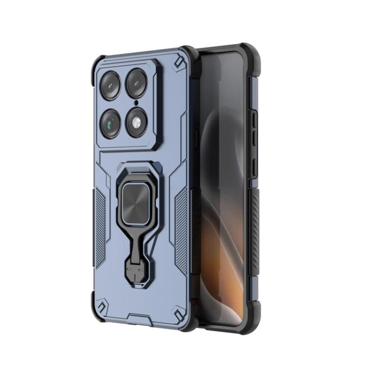 For Motorola Moto X70 Air Pro/Signature WANLONFENG Metal Kickstand Phone Case with Screen Protector
