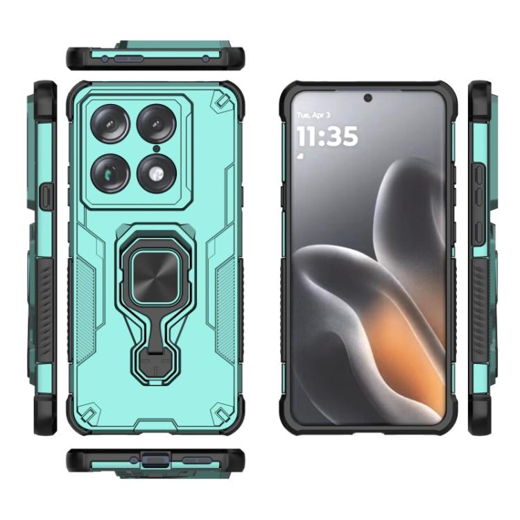 For Motorola Moto X70 Air Pro/Signature WANLONFENG Metal Kickstand Phone Case with Screen Protector