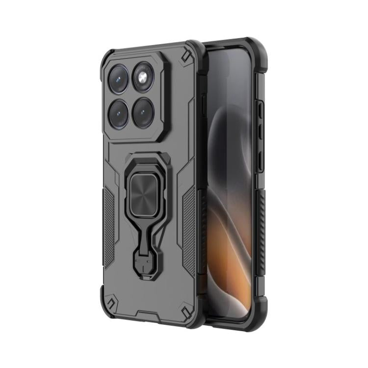 For Motorola Edge 70 Pro 5G WANLONFENG Metal Kickstand Phone Case with Screen Protector