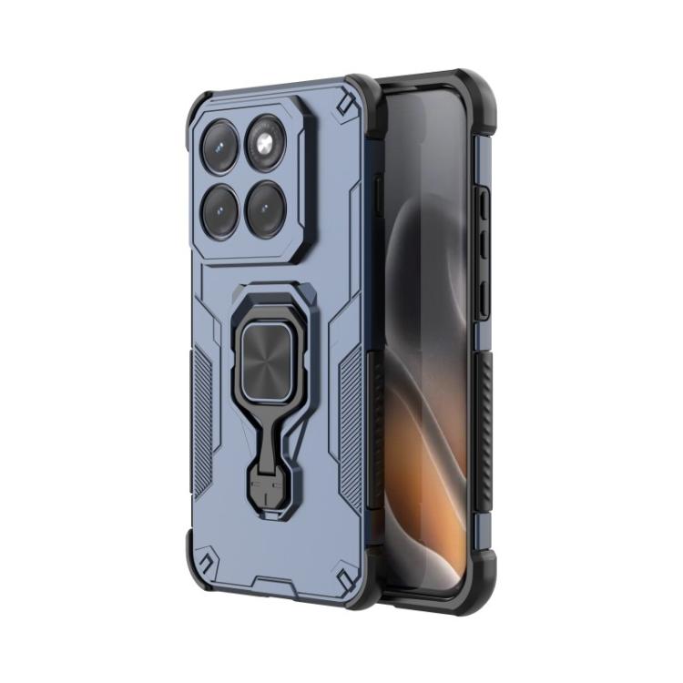 For Motorola Edge 70 Pro 5G WANLONFENG Metal Kickstand Phone Case with Screen Protector